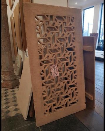 ANTIEKE BOUWMATERIALEN JALI PANEEL - RAAM 61X114 CM beschikbaar voor biedingen