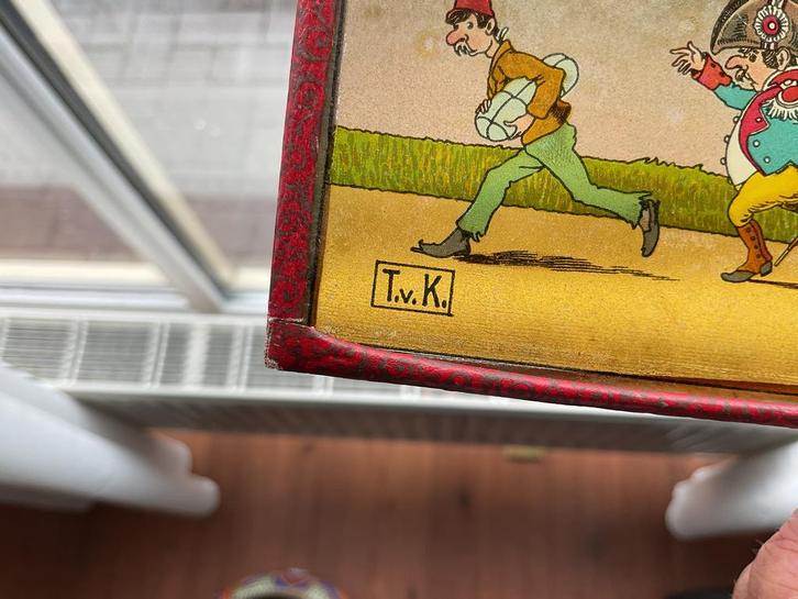Antieke Toverlantaarn Plaatjes Set GBN - T.v.K Gesigneerd, Antiek en Kunst, Antiek | Speelgoed, Ophalen of Verzenden