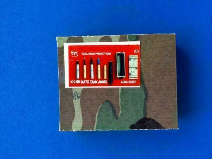 VERLINDEN 35012 105 MM AMMO nato tank ammo 1/35, Hobby en Vrije tijd, Modelbouw | Overige, Nieuw, 1:32 tot 1:50, Ophalen of Verzenden