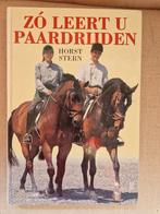 H. Stern - Zo leert u paardrijden, H. Stern, Ophalen of Verzenden, Zo goed als nieuw, Paarden of Pony's