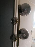 Lucide tycho vloerlamp goud met glazen bollen, Huis en Inrichting, Lampen | Vloerlampen, Ophalen, Zo goed als nieuw, 150 tot 200 cm
