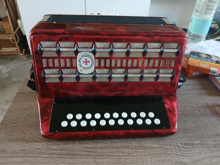 Knopaccordeon - Goed Onderhouden, Muziek en Instrumenten, Accordeons, Gebruikt, Knopaccordeon, Overige formaten, Overige merken