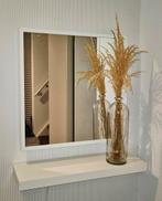Spiegel met Muurplank - Stijlvol & Praktisch, Ophalen, Gebruikt, 100 tot 150 cm, Rechthoekig