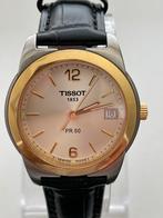 Tissot PR50 staal goud verguld, Overige merken, Polshorloge, Ophalen of Verzenden, Goud