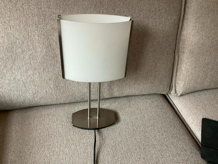 Panzeri Tafellamp - Stijlvol Design, Huis en Inrichting, Lampen | Tafellampen, Gebruikt, Glas, Metaal, Ophalen