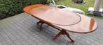 Massive houten verlengbare eet tafel, Huis en Inrichting, Gebruikt, 100 tot 150 cm, 200 cm of meer, Kersenhout