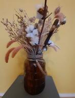 Groot droogboeket met vaas, Ophalen, Gebruikt