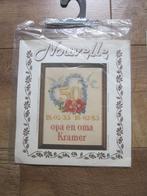 Nouvelle borduur telpatroon 50 jaar getrouwd (of zelf invull, Ophalen of Verzenden, Zo goed als nieuw, Handborduren, Patroon