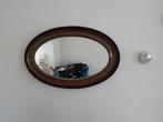 Ovale, antieke spiegel, Antiek en Kunst, Antiek | Spiegels, 50 tot 100 cm, Minder dan 100 cm, Ophalen, Ovaal