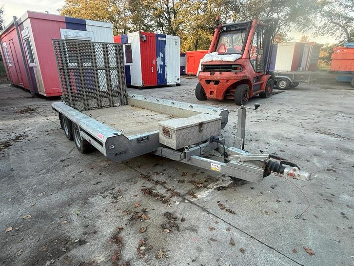 Hulco machinetransporter auto aanhanger aanhanger S1, Auto diversen, Aanhangers en Bagagewagens, Gebruikt, Ophalen of Verzenden