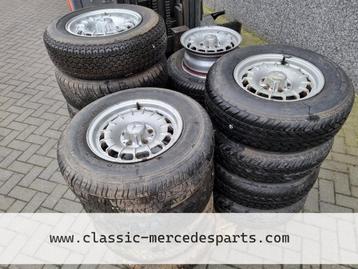4 Kroonkurkvelgen Mercedes 14 inch w123 6j beschikbaar voor biedingen