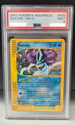 PSA 9 - Suicune Holo #H25 (2003 Pokemon Aquapolis E-Series), Hobby en Vrije tijd, Verzamelkaartspellen | Pokémon, Ophalen of Verzenden