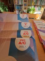 Getal en Ruimte deel 1 t/m 4 vwo + uitwerkingen., Ophalen of Verzenden, VWO