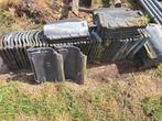 Dakpannen 60 stuks, Doe-het-zelf en Verbouw, Dakpannen en Dakbedekking, Ophalen, Gebruikt, Zwart, Dakpannen