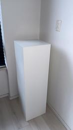 Witte sokkel 100x30x30 cm, Huis en Inrichting, Woonaccessoires | Zuilen en Pilaren, Ophalen of Verzenden, Zo goed als nieuw