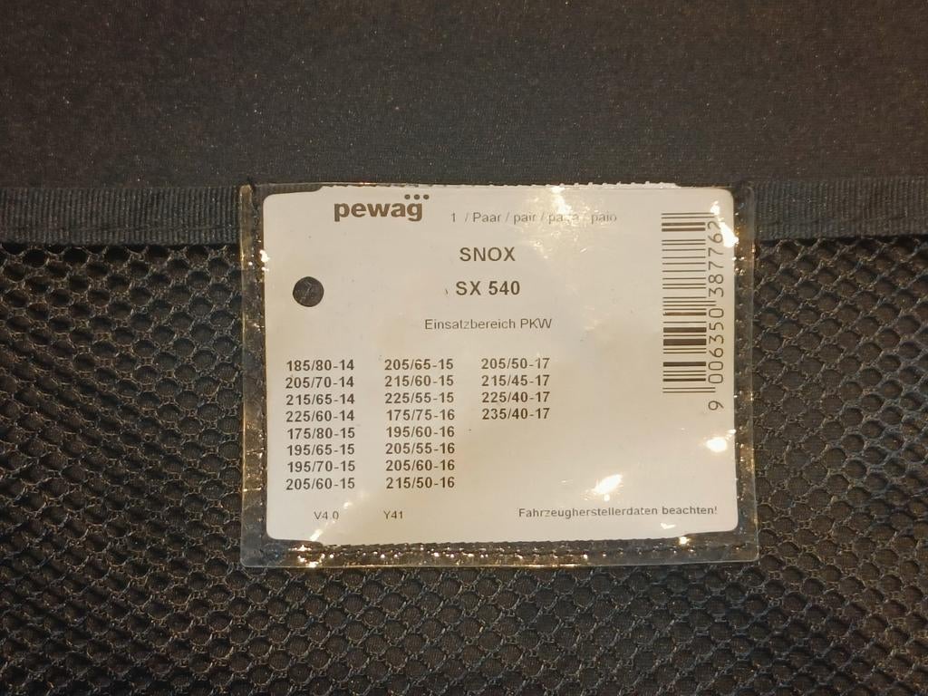 Sneeuwkettingen Pewag snox SX 540, Auto diversen, Sneeuwkettingen, Ophalen, Zo goed als nieuw