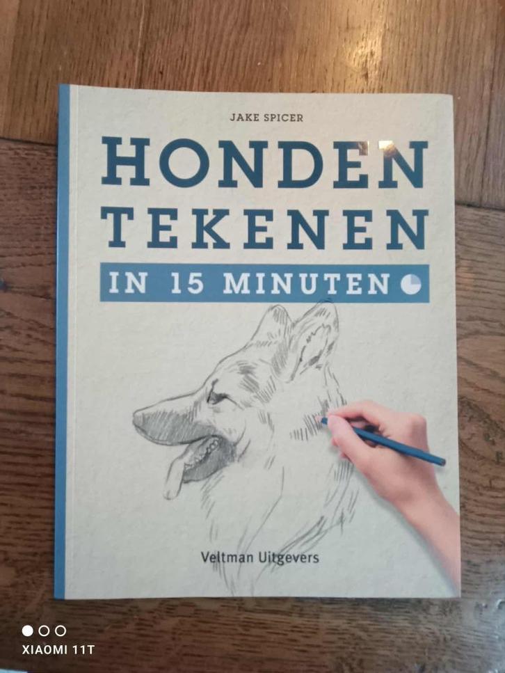 Honden tekenen in 15 minuten - inclusief verzenden, Boeken, Hobby en Vrije tijd, Nieuw, Tekenen en Schilderen, Ophalen of Verzenden