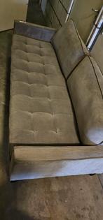 Mooie Rivera Maison Ribstof Bank - Grijs, Ophalen, Minder dan 75 cm, Driepersoons, Ribstof Rivera Maison