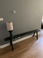 Brocante haltafel, Huis en Inrichting, Tafels | Sidetables, Ophalen, Zo goed als nieuw, 25 tot 50 cm, Rechthoekig
