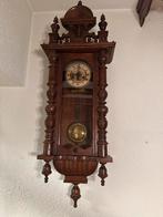 Antieke Wandklok met Houten Kast, Ophalen