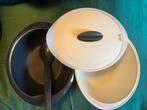 Tupperware duo schaal met lepel, Huis en Inrichting, Keuken | Tupperware, Ophalen, Nieuw, Crème, Schaal