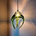 Vintage Braine-Le-Comte glazen hanglamp., Antiek en Kunst, Ophalen of Verzenden