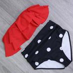 Rood zwarte high waist bikini dames vrouwen voorgevormde, Verzenden, Nieuw, Bikini