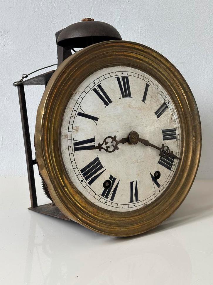 Antieke Lantaarnklok, ca. 1850, Antiek en Kunst, Antiek | Klokken, Ophalen of Verzenden