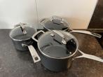 Mooie (steel-) pannen set van Le Creuset, Ophalen, Overige materialen, Pannenset, Zo goed als nieuw