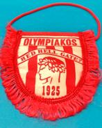 Olympiakos Piraeus 'red hell gate' prachtig vintage vaantje, Verzamelen, Vaantje of Sjaal, Ophalen of Verzenden, Zo goed als nieuw