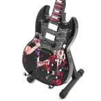 Angus Young ACDC foto miniatuur gitaar van hout 25cm deco, Info@deconoord.nl, Verzenden, Deco Noord, Nieuw