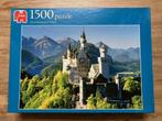 Jumbo puzzel - 1500 stukjes - Neuschwanstein Castle, Hobby en Vrije tijd, 500 t/m 1500 stukjes, Legpuzzel, Zo goed als nieuw, Ophalen
