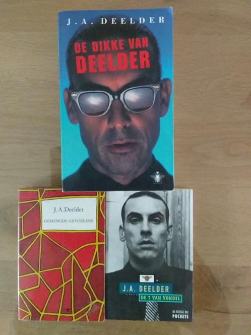 1 paperback en 2 pocketsgeschreven door Jules Deelder, Boeken, Literatuur, Zo goed als nieuw, Ophalen of Verzenden