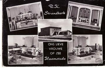 Strandkerk Haamstede (Zld) 5-vensterkaart uit 1963. beschikbaar voor biedingen