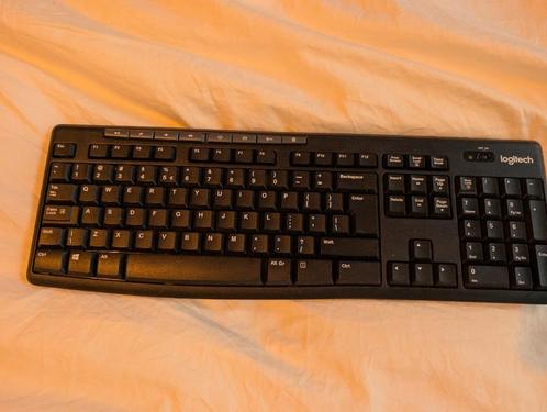Logitech Wireless Keyboard – With Universal USB Plug, Computers en Software, Toetsenborden, Zo goed als nieuw, Draadloos, Ophalen