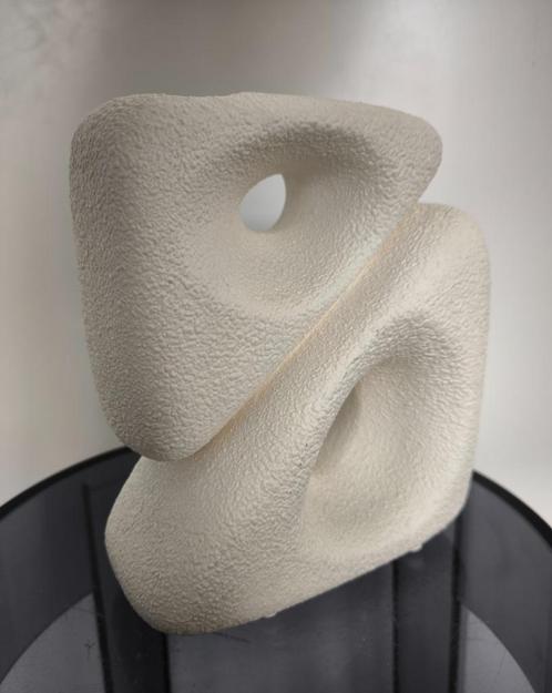 Witte Keramieken Bertoncello Vaas Italy 1960s, Antiek en Kunst, Antiek | Vazen, Ophalen of Verzenden