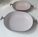 Le Creuset ovenschalen van Enzo Mari, Huis en Inrichting, Ophalen of Verzenden, Zo goed als nieuw, Overige materialen