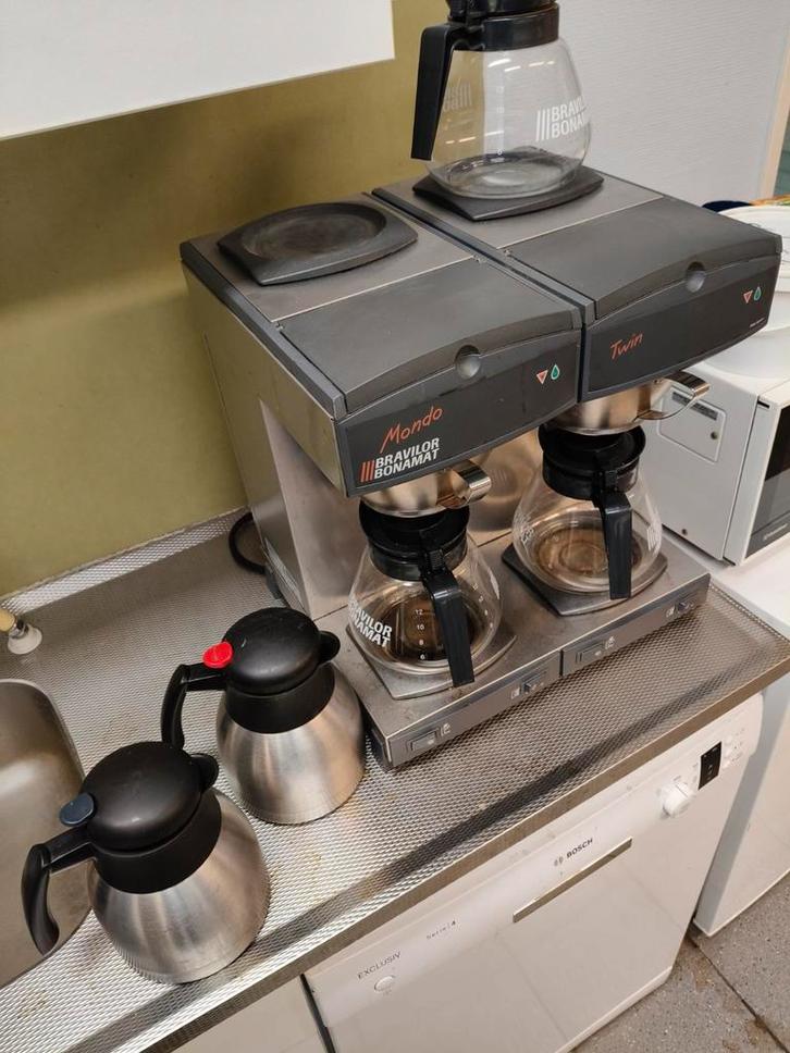 Bravilor Bonamat Mondo Twin Koffiezetapparaat - Complete Set, Witgoed en Apparatuur, Koffiezetapparaten, Gebruikt, Koffiemachine