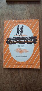Oud leesboekje Teun en Lies bij huis (vierde boekje), Boeken, Ophalen of Verzenden, Gelezen, D. van Zuilekom, Fictie algemeen