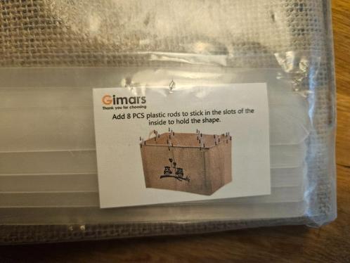 Nieuw, Speelgoedmand van Gimars, 26 inch hoog. Toys storage, Huis en Inrichting, Woonaccessoires | Schalen en Manden, Nieuw, Mand