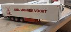Koeltrailer wsi  GIEL VAN DER VOORT, Hobby en Vrije tijd, Modelauto's | 1:50, Ophalen of Verzenden, Zo goed als nieuw, Bus of Vrachtwagen