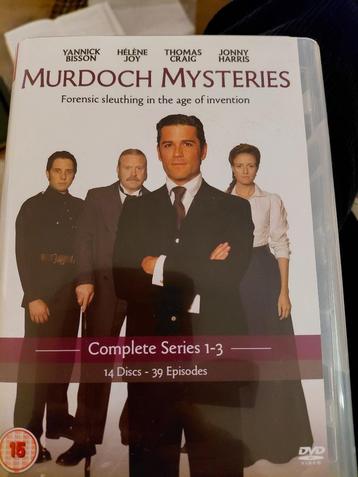 dvd Murdoch mysteries seizoen 1 t/m 3 beschikbaar voor biedingen