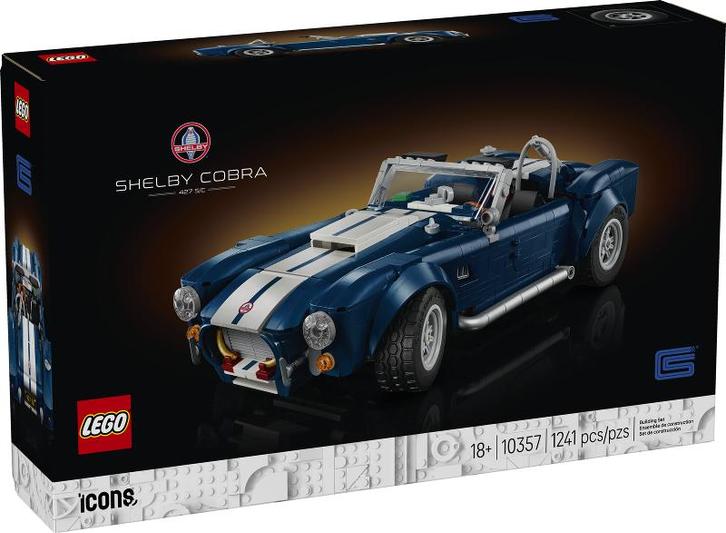 LEGO Icons 10357 Shelby Cobra 427 S/C nu leverbaar ongeopend, Kinderen en Baby's, Speelgoed | Duplo en Lego, Nieuw, Lego, Complete set