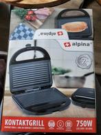 Alpine contact grill 750 w, Nieuw, Ophalen of Verzenden