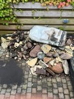Partij bakstenen, keien en leistenen, Tuin en Terras, Grind, Keien en Split, Ophalen, Gebruikt