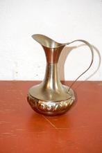 Vintage Rio Tiel metalen kan * zilver vaas * mid-century, Ophalen of Verzenden