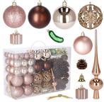Kerstballen | 101 Stuks | Rosé/Roze/Goud/Bruin Tinten, Ophalen, Zo goed als nieuw
