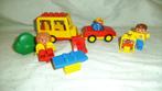 duplo auto met caravan, Kinderen en Baby's, Speelgoed | Duplo en Lego, Ophalen of Verzenden, Gebruikt, Complete set, Duplo