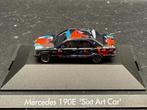 Race-1697: Mercedes 190E “Sixt Art Car” - city {zwart}, Hobby en Vrije tijd, Modelauto's | 1:87, Verzenden, Nieuw, Auto, Herpa