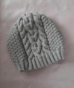 Handgebreide muts, Maat 52/54 (L), Nieuw, Ophalen of Verzenden, Handgemaakt
